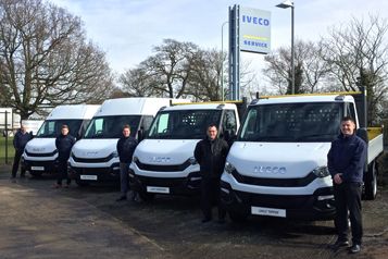 Iveco Daily arrives at Hammond Commercial Vehicle Centre in Halesworth